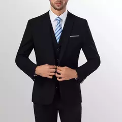 Um botão bem malha terno, bonito slim fit, lazer empresarial, ampla aplicação