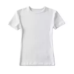 Camiseta feminina com ajuste magro, manga curta apertada, camiseta com gola O, tops básicos de corte sólido, casual, verão - Wolf Magazine