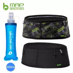 MAPA IRMÃO-Elastic Sports cintura saco Pack, tecido, corrida, corrida, triatlo, maratona, ciclismo, montanhismo, número, W1001