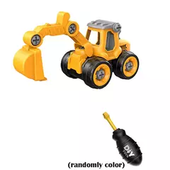 Porca Desmontagem Carregando Descarga Engenharia Caminhão Escavadeira Bulldozer Montessori Educação Brinquedo Criança Parafuso Criativo Ferramenta Carro na internet