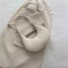 Bolsa de ombro Hobo de couro PU feminina, bolsa de embreagem pequena bolsa de ax