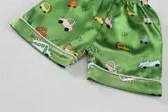 Conjunto de camisas e shorts pijamas infantis, roupa casual infantil, traje de criança, pijama de verão, crianças, meninos, crianças, novo, 2 peças