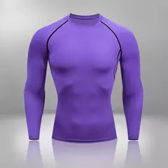 Conjunto de Roupa Interior de Compressão Térmica Masculina, Roupa de Treino Apertada, Treino, Corrida, Fitness, Desporto, Ginásio, Roupa Desportiva na internet