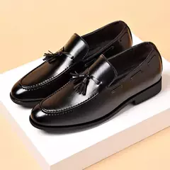 Mocassins planos confortáveis e casuais masculinos, sapato borla na moda, sapato de bote deslizante, primavera, outono, clásico, 2022 - comprar online