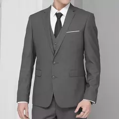 Casaco de terno formal masculino, um botão, preto, azul, vermelho, slim fit, blazer de moda, jaqueta casual, roupas masculinas - loja online