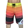 Calções de natação masculinos na moda de bain homme bermuda água praia shorts calças de secagem rápida havaiano praia férias wear