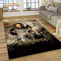 3D L-Senhor dos Anéis filme HD tapete, decoração antiderrapante para sala de - comprar online