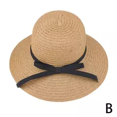 Chapéus do verão para mulheres, chapéu de palha, ocasional, liso, estilo do panamá, praia, forma - comprar online