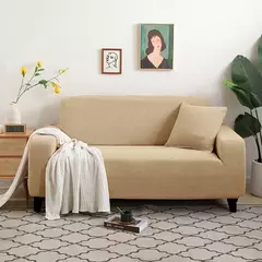 Elastic Jacquard Sofá Capa para Sala de Estar, Stretch Slipcovers, Canto Sofá Covers, L Forma, 1 Seater, 2 Seater, 3 Seater, 4 Seater