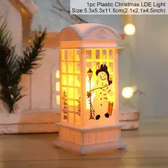 Natal LED Light Lantern, Decoração para casa, Quarto, Fairy Lights, Ano Novo, Lâmpada decorativa, 2023 - loja online