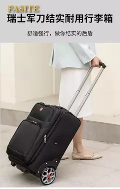 Imagem do Trolley impermeável mochila com rodas grandes, continuar, viagem preguiçosa, bagagem de mão, novo, 22";;VERDADEIRO;;"a,19