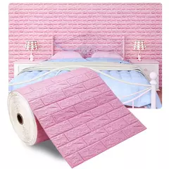 3D tijolo imitação impermeável auto-adesivo adesivo de parede, Home Decor, papel de parede DIY, sala, TV Backdrop, quarto, 1 m, 5 m, 10m