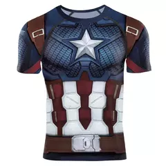 Camisas de compressão para homens, manga curta, quadrinhos, camiseta cosplay aranha, super-herói top, elastic fitness sportwear, roupas de Halloween - comprar online