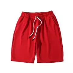 Calça reta de praia masculina casual, shorts esportivos de corrida, moda rua, novo, verão - Wolf Magazine