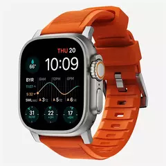 Pulseira de Silicone Suave para Relógio Apple, Ultra Band, Pulseira Desportiva em Borracha, Série iWatch 8, 7, 6, 5, 4, SE, 49mm, 45mm, 44mm, 42mm na internet