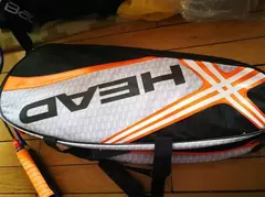 Saco De Raquetes De Tênis De Cabeça, Mochila De Grande Capacidade, Badminton Gymbag, Saco De Raquete De Squash com Sapatos Separados, 3-6 Peças - loja online