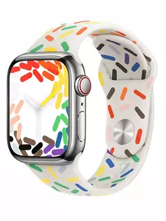 Pulseira de Silicone para Apple Watch, Banda 44mm, 40mm, 45mm, 41mm, 42mm, 38mm, 44mm, 45mm, Bracelet iWatch Series 7 SE, 3, 4, 5, 6, 8 Ultra 49mm - Wolf Magazine