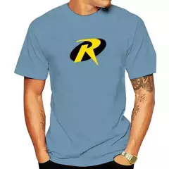 Camiseta de super-herói com Batmans Sidekick para homens e crianças, quadrinhos, logotipo Robin, moda Harajuku, camiseta clássica - comprar online