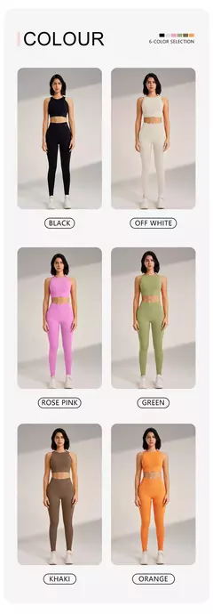 Conjunto de roupas de yoga feminino cintura alta leggings e topo duas peças sem costura roupas de exercício de fitness roupa interior de treino de fitness na internet