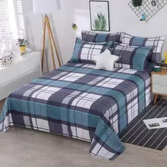 Home Textile Conjunto de lençóis com fronhas, cama plana, Lovers Room, Material de algodão, 3pcs - comprar online