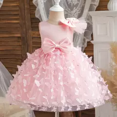 Vestidos de lantejoulas princesa feminina, vestido de batismo, festa de casamento infantil, Natal, vestido novo de luxo, 2022 - loja online