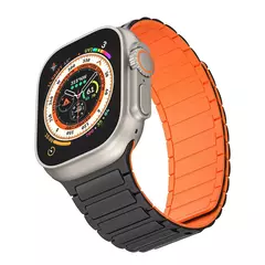 Pulseira Desportiva Magnética para Apple Watch, Pulseira de Silicone, Série iWatch, Ultra 2, 9, 8, 7, 6, 5, 4, 49mm, 45mm, 44mm, 42mm, 38 milímetros, 40 milímetros, 41 milímetros - comprar online