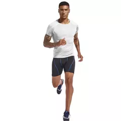 Meias atléticas elásticas masculinas, camiseta de corrida, roupa esportiva, camiseta skinny, ginástica fitness, tops esportivos, camiseta de compressão, verão - loja online