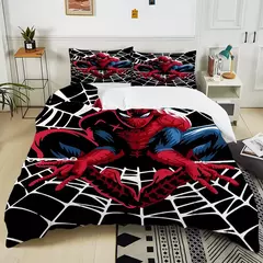 Marvel Spider-Man Conjunto de cama para adultos e crianças, Luxury Bed Comforter, Capa de edredão, 2 Fronhas, Gift, 3Pc, 1 - Wolf Magazine