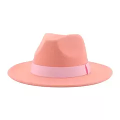 chapeu feminino chapeu chapeu masculino gorro Chapéu fedora mulheres fita banda homens chapéus de aba larga igreja casamento clássico bege branco chapéu do inverno das mulheres dos homens 2021 new gorras hombre - loja online