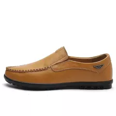 Couro de vaca natural masculino mocassins de couro genuíno italiano, sapatos de vestido masculino, calçado formal, casual, marca, venda - comprar online