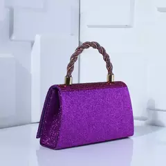 Bolsa leve bordada para mulheres, bolsa de luxo com corrente de sling, sensação alta, vestido de festa de casamento - Wolf Magazine