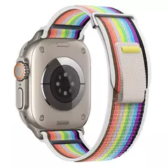 Pulseira de Nylon para Apple Watch, Pulseira Respirável, Ultra 2, 49mm, Série 9, 8, 7, 45mm, 41mm, Esportes para iWatch 6, 5, 4, 3, SE, 44 milímetros, 40 milímetros, 42 milímetros - comprar online