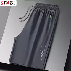 Imagem do Calção de ginástica masculina, corrida, corrida, esportes ao ar livre calça curta, fina, secagem rápida, casual, moda verão