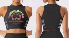 Camisa de barriga sem mangas para mulheres, blusa curta, colete fino, sutiã elástico de ginástica, ioga feminina e corrida, moda feminina escura, esporte, 2024 na internet