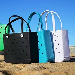 Gabgs-bolsa de praia para mulheres, eva cesta de praia, sacola de piquenique, bolsa impermeável na internet