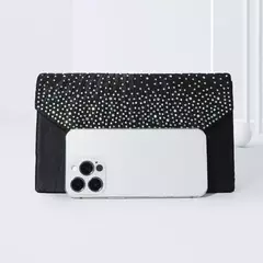 Bolsa de noite feminina strass, bolsa de embreagem ruched, bolsa luxuosa para festa de casamento, baile e banquete, elegante na internet