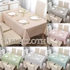 Toalha de mesa xadrez impermeável, mesa à prova de óleo, toalha de mesa moderna nórdica, decoração de móveis, festa em casa, Ins