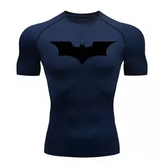 Tênis de corrida de secagem rápida masculina camiseta, camiseta curta fitness, top esportivo, calças justas de ginástica, camisa de compressão muscular, treino, MMA Coquete na internet