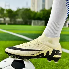 Sapatos de futebol profissional para adultos, botas de futebol, chuteiras adolescentes antiderrapantes, esporte ao ar livre, alta qualidade, TF, FG, novo, 2022