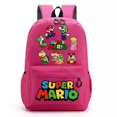 Mochilas Super Mario Bros para homens e mulheres, Saco Princesa Peach Luigi, Impressão Gráfica de Personagem de Cartoon, Mochila Kawaii, Mochilas escolares - Wolf Magazine