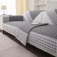 Anti-Slip Houndstooth Lace Sofa Slipcovers, Capas de assento do sofá, Pet Friendly, Capa de sofá, Docor, Sofá acolchoado - comprar online