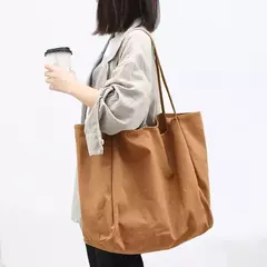 Grande capacidade reutilizáveis Canvas Shoulder Bags para mulheres, Multifuncional Shopping Bag, Casual Bolsas, Novo - loja online