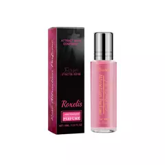 Spray de perfume rosa portátil para mulheres, duradouro, glamour, fresco, fragrância leve, feromona não-nicotina, presente, charme