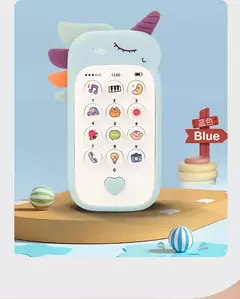 Baby's Music Sound Phone Toy, telefone, brinquedos para dormir, simulação mordedor, educação infantil precoce, presentes para crianças - loja online