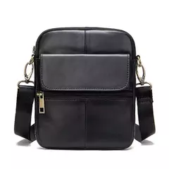 Luufan-bolsa de ombro de couro genuíno masculina, pequenos sacos mensageiro, mini bolsa tiracolo de viagem masculina, nova moda, 2020 - Wolf Magazine