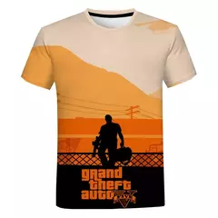 Camiseta para jogo GTA para homens e mulheres impressa em 3D, manga curta, extragrande, casual, moda Harajuku, verão, novo - loja online