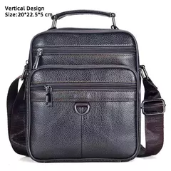 Sacos de couro genuíno para homens, bolsa crossbody masculina, mini pad, bolsa de ombro para menino, marca de luxo, moda quente - comprar online