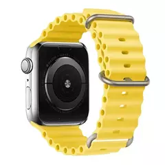 Pulseira esportiva de silicone para Apple Watch, pulseira para iWatch Series 9, 7, 8, 4, 5, 6, SE 2, 49mm, 45mm, 44mm, 42mm, 38 milímetros, 40 milímetros, 41 milímetros, ultra - loja online