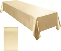 Retângulo casamento cetim toalha de mesa 57x10 2 polegada brilhante suave cobertura de mesa de seda para banquete de casamento aniversário mesa de jantar decoração