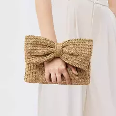 Bolsa de embreagem feminina de palha, bolsa borboleta, bolsa de noite feminina, sacos para festa, bolsa de praia de férias, design de luxo, verão, 2024 - comprar online